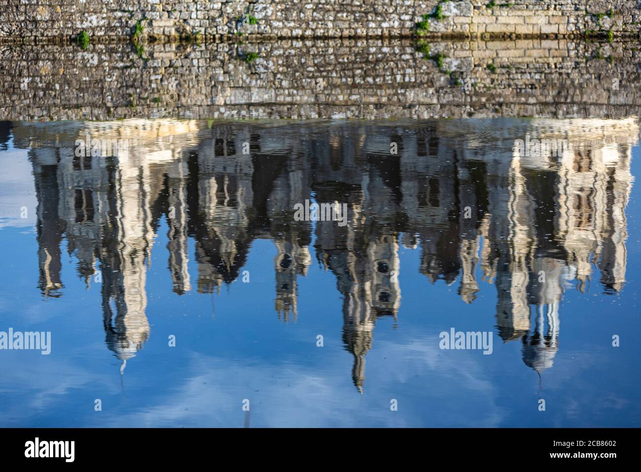 Château de Chambord, Chambord, Loir-et-Cher, France, Stock Photo