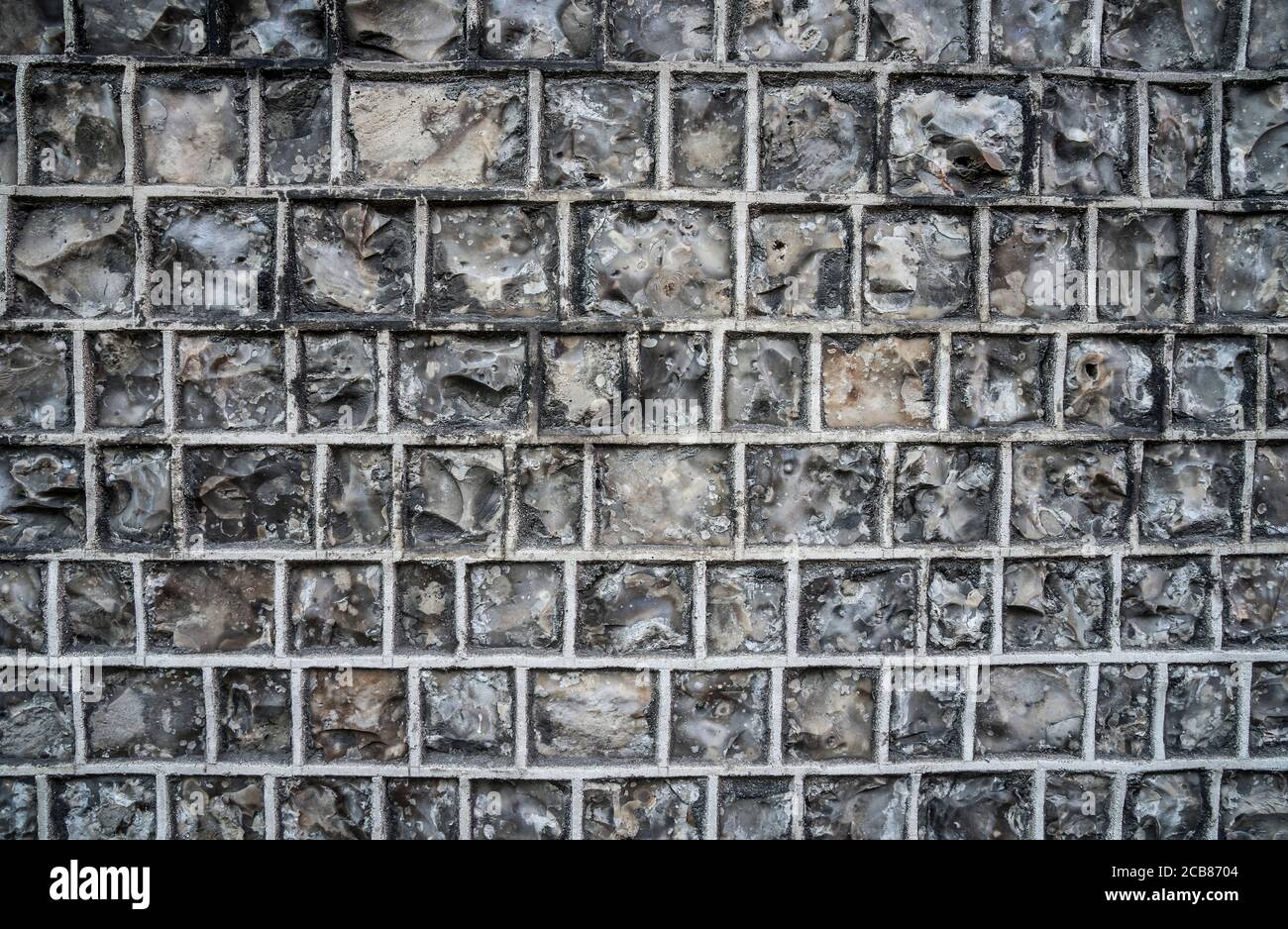 stone wall texture made from flint stones Stock Photo - Alamy
