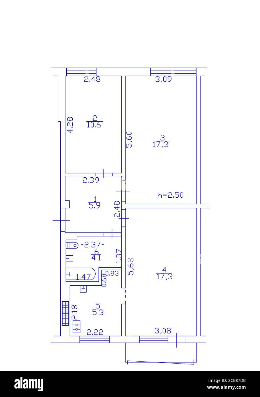 plan lantai rumah
