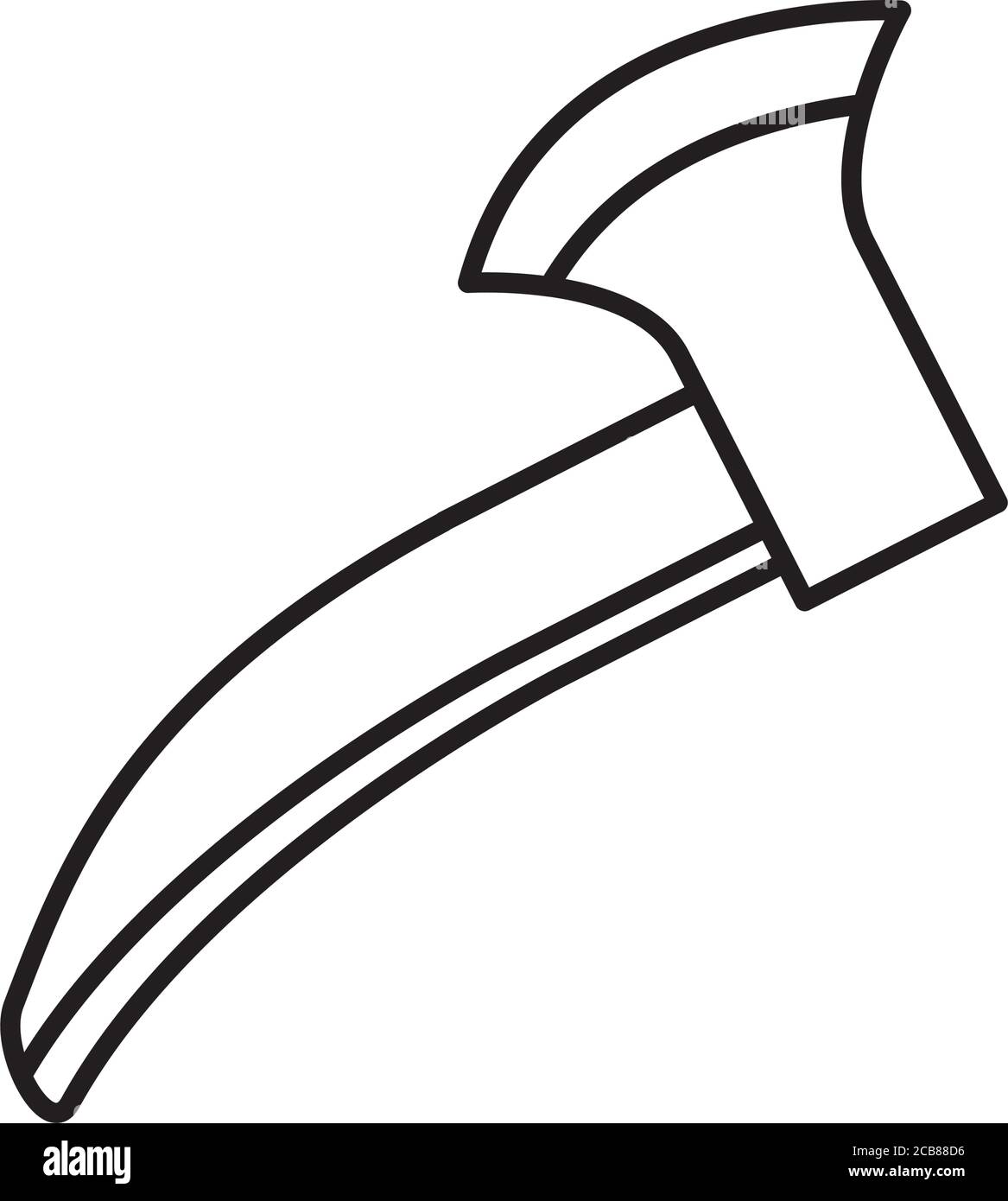 tool ax line style icon vector illustration design Stock Vector Image ...