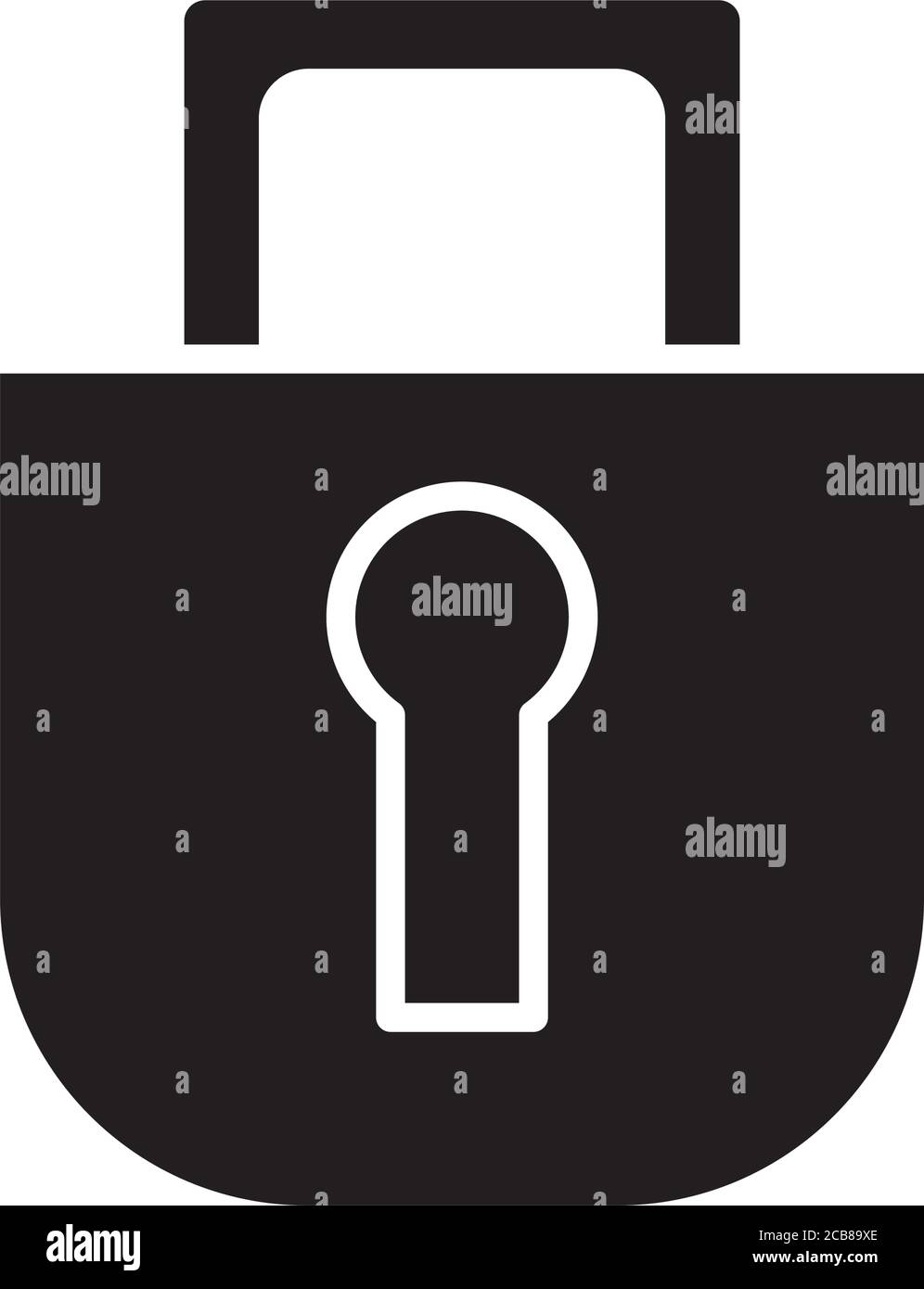 Coded padlock Black and White Stock Photos & Images - Alamy