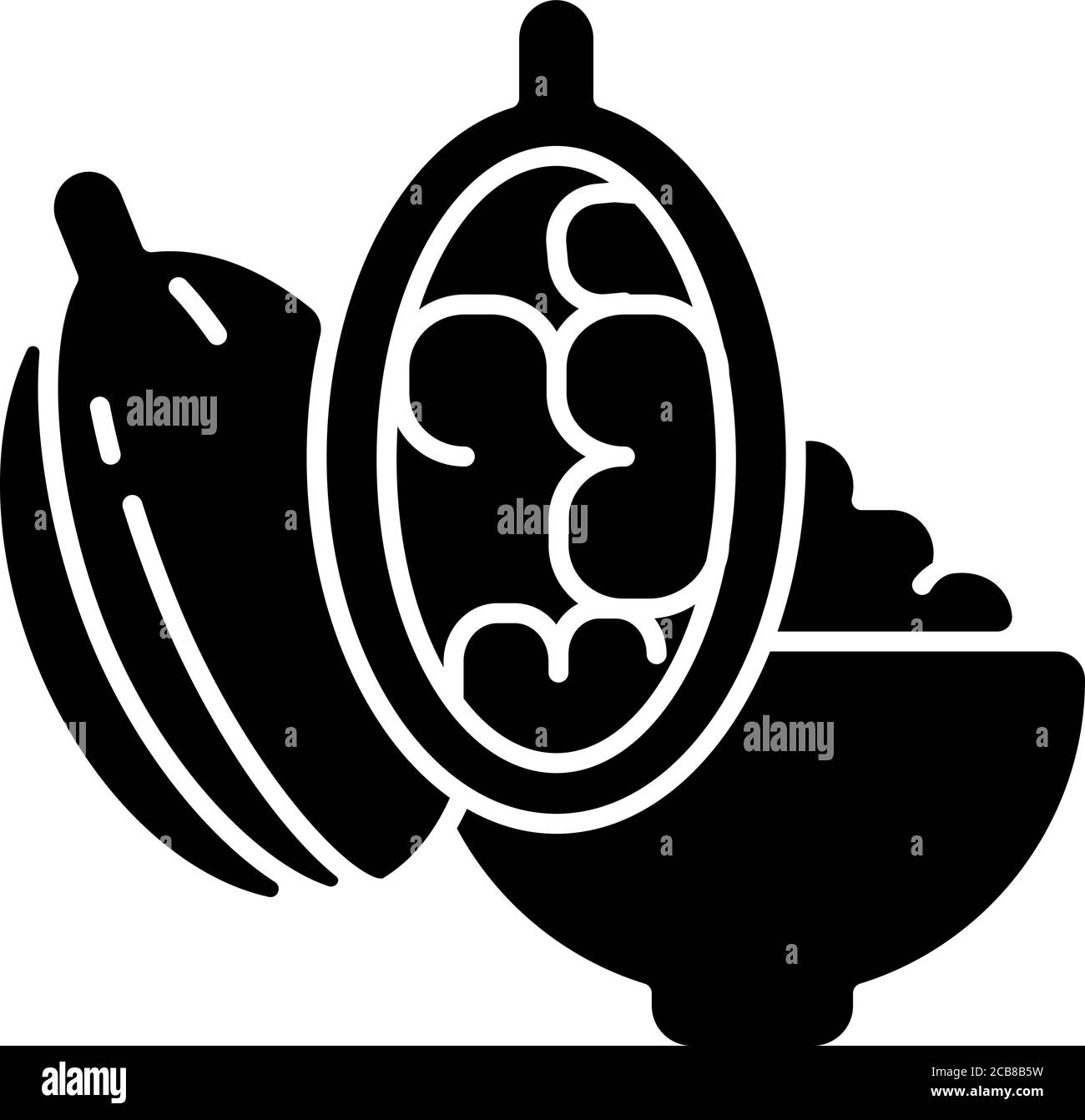 Seed pods with negative space Stock Vector Images - Alamy