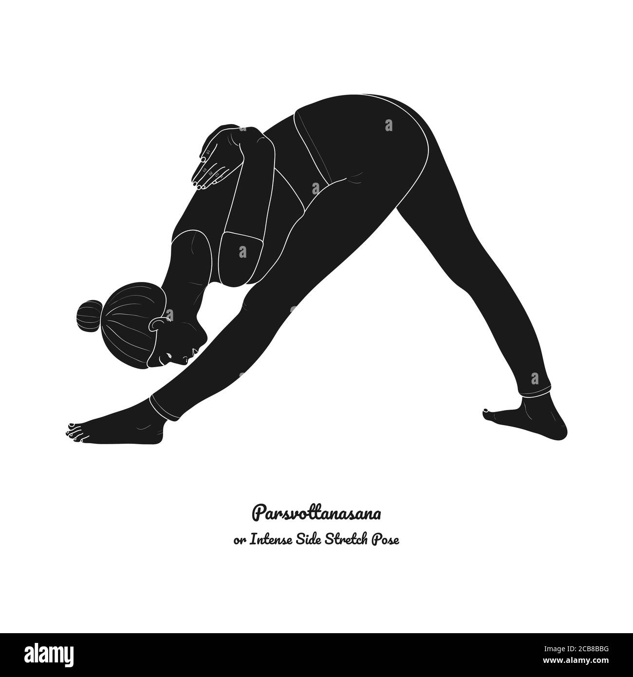 Parshvottanasana (Intense Side Stretch Pose) - Yoga Asana