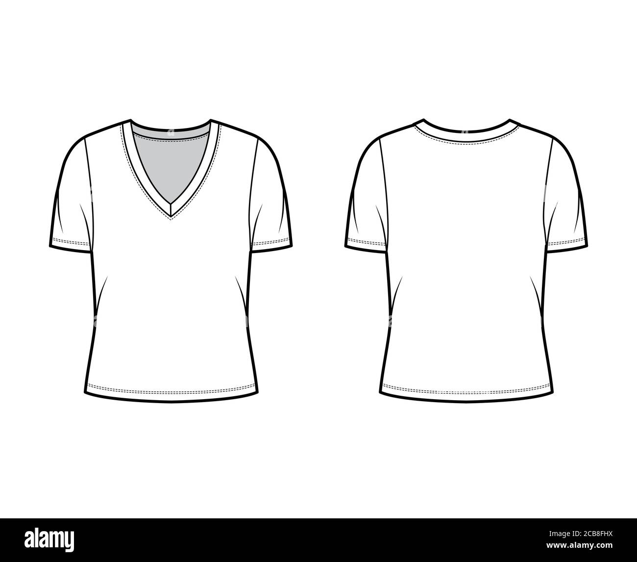 oversized vneck tshirt