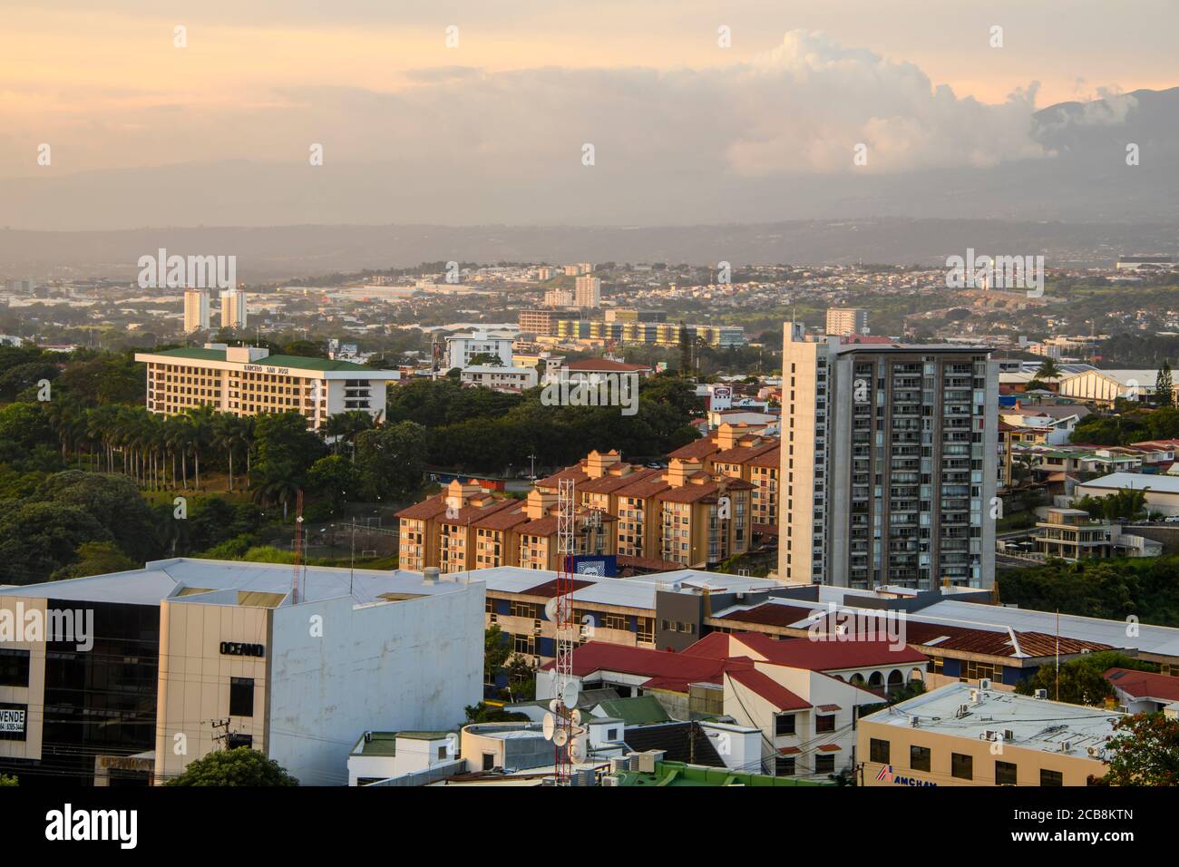 The city of San Jose, San Jose province, San Jose, Costa Rica Stock