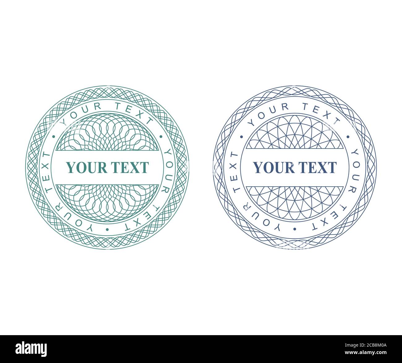 Set of round stamps Stock Vector Image & Art Alamy