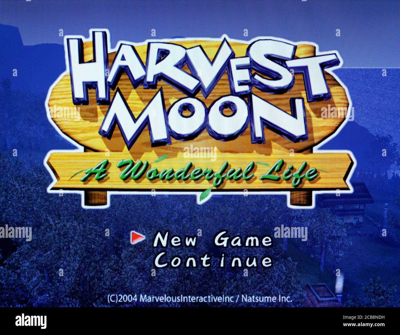 Harvest Moon A Wonderful Life - Nintendo Gamecube Videogame - Editorial use only Stock Photo