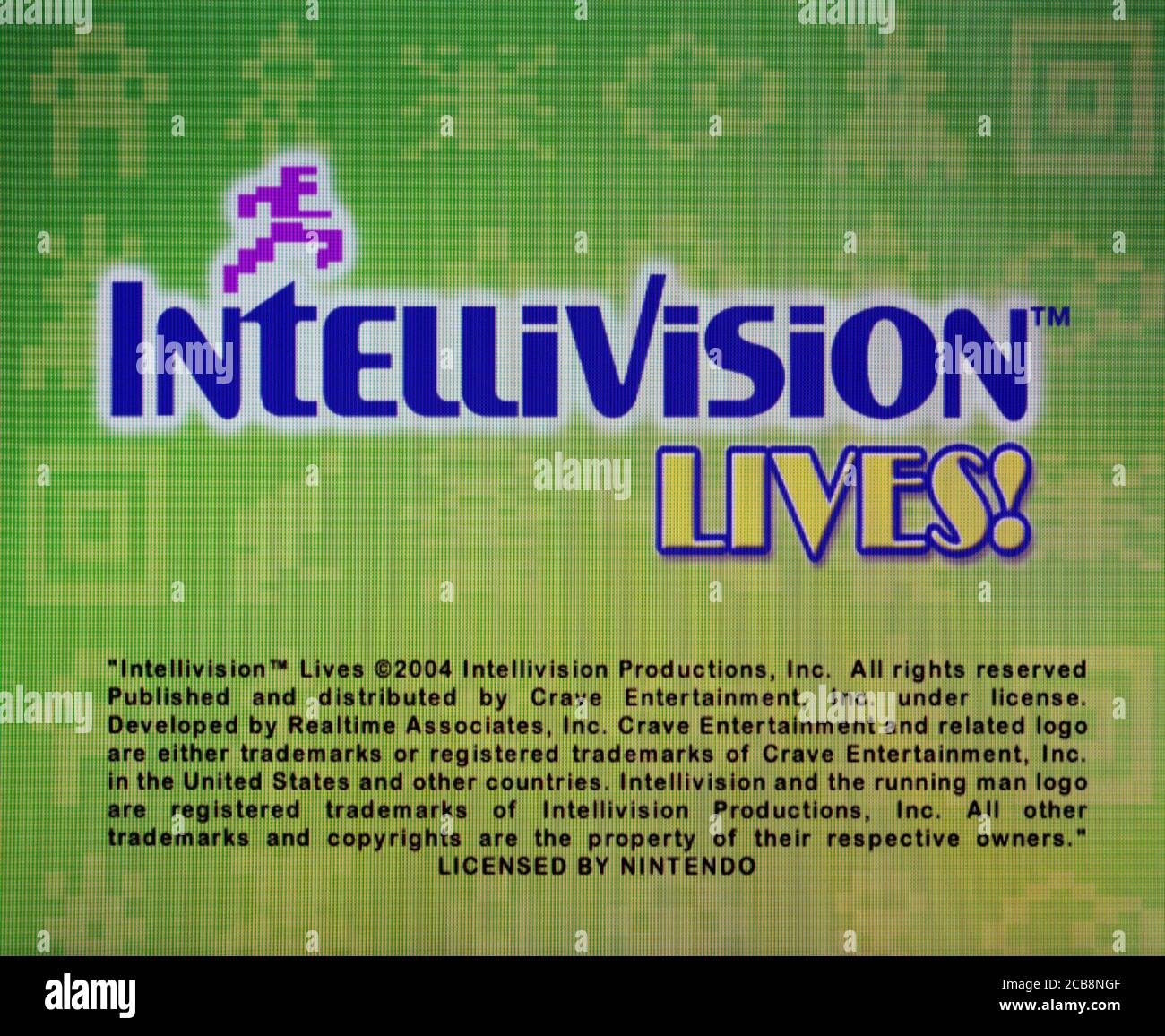 Intellivision Lives! - Nintendo Gamecube Videogame - Editorial use only Stock Photo