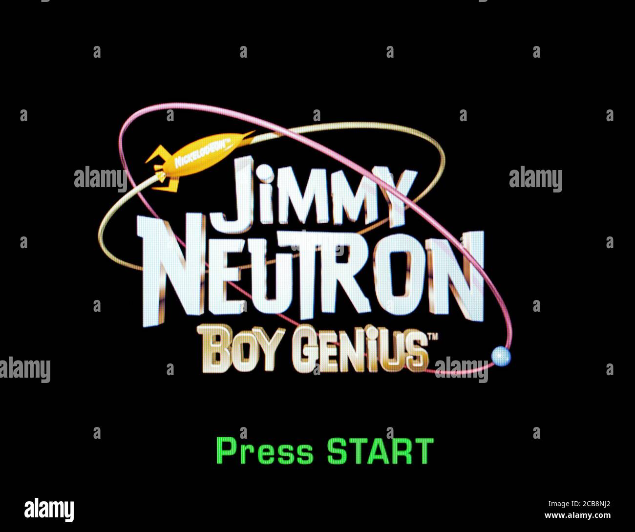 Jimmy Neutron Boy Genius - Nintendo Gamecube Videogame - Editorial use only Stock Photo