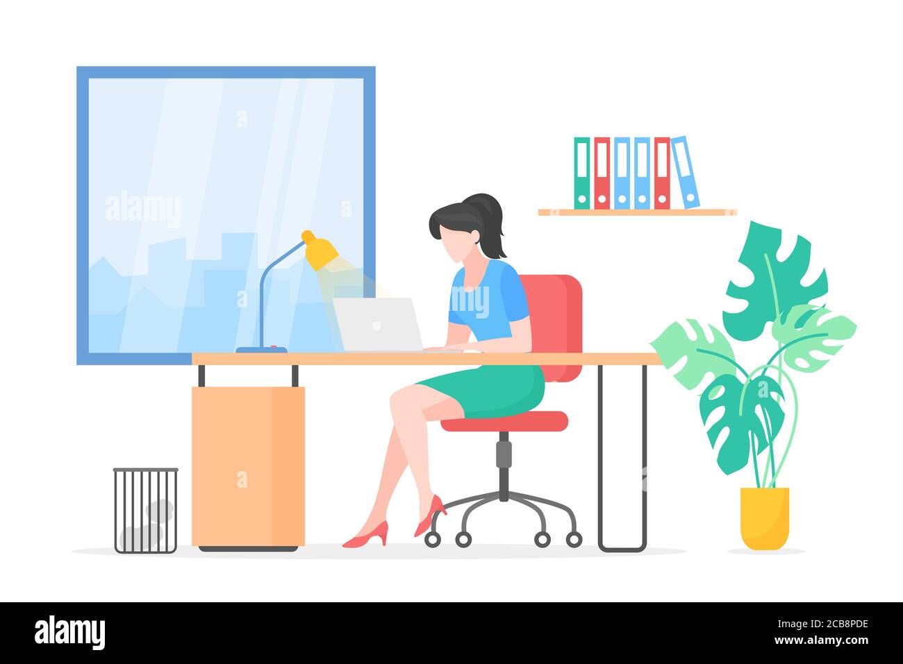 Lady working with laptop flat vector illustration. Secretary, student studying, freelancer cartoon character. Remote job, freelance, internet surfing, online education. Office workspace, workplace Stock Vector Image & Art - Alamy Lady working with laptop flat vector illustration. Secretary, student studying, freelancer cartoon character. Remote job, freelance, internet surfing, online education. Office workspace, workplace Stock Vector Image & Art - Alamy