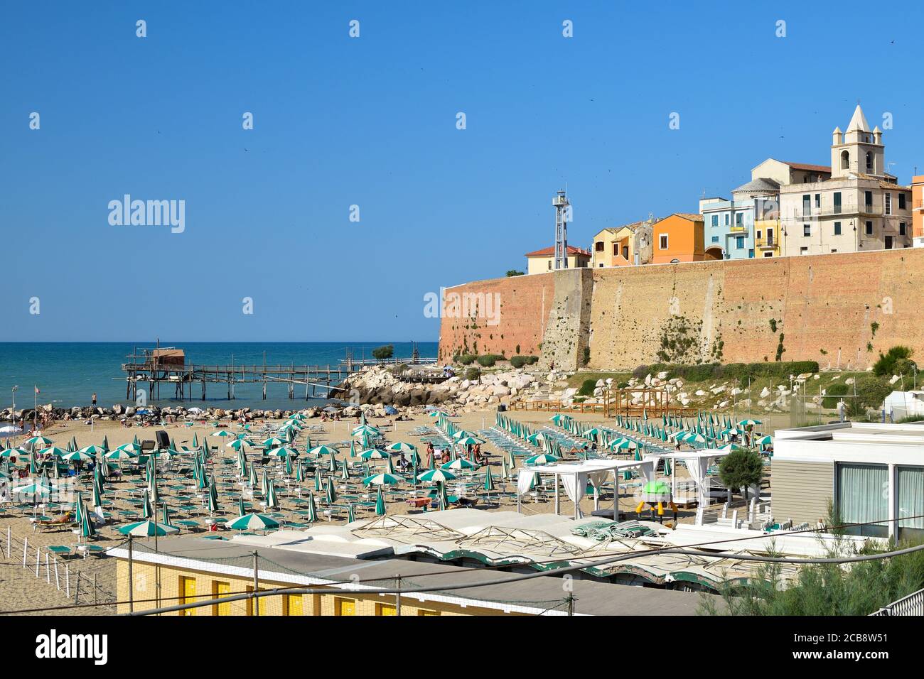 View of Termoli Stock Photo