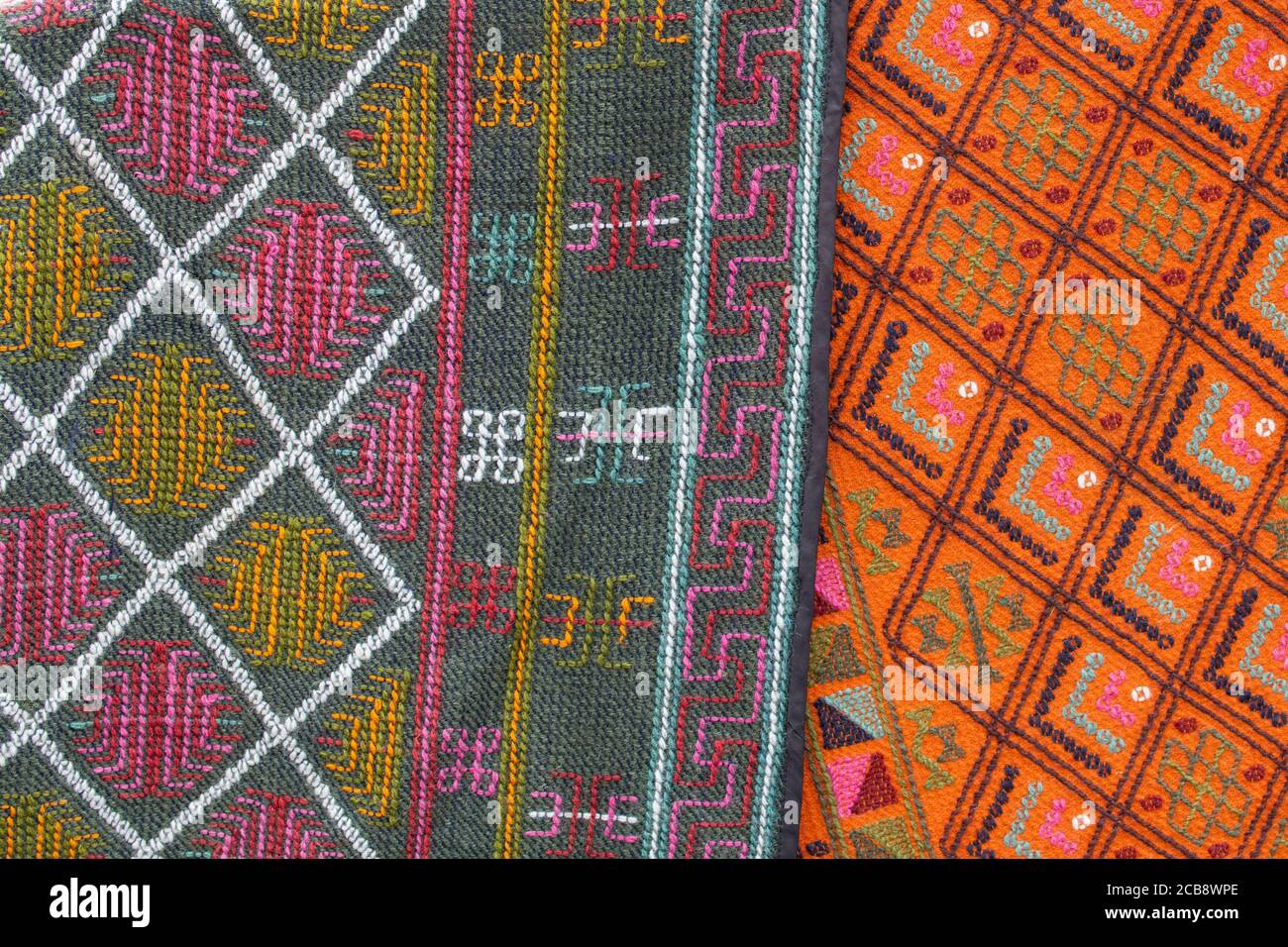 Bhutan, Lawala Pass. Second-highest mountain pass in Bhutan (3,000 meters /  over 10,000 ft) connecting central and eastern regions. Woven Yak wool  Stock Photo - Alamy