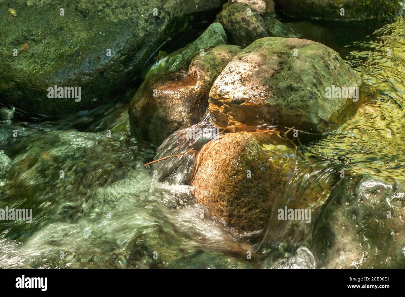 Stream flowing clear cold water hi-res stock photography and images - Alamy