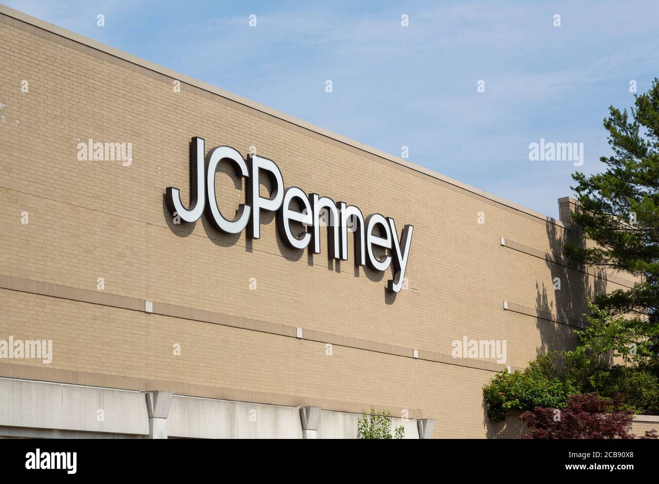 August 11, 2020. Peabody, MA. JC Penney the Northshore Mall in Peabody