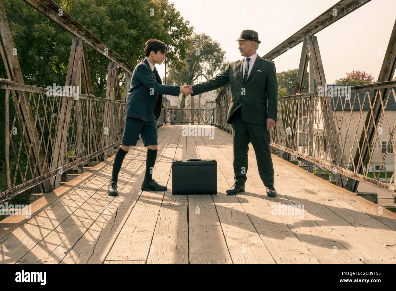 THE UMBRELLA ACADEMY, from left Aidan Gallagher, Sean Sullivan, 743