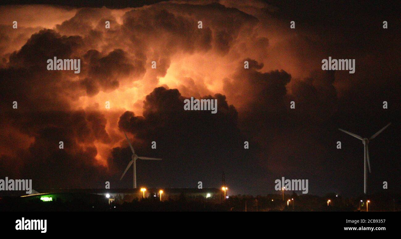 Merthyr Tydfil, South Wales, UK. 11 August 2020. UK weather A