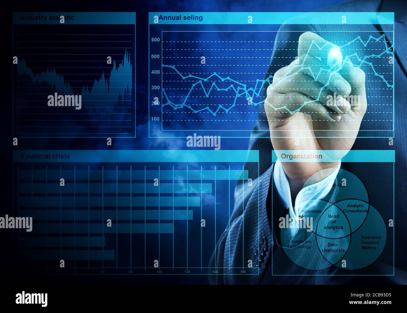 Sales Analysis And Report Stock Photo Alamy