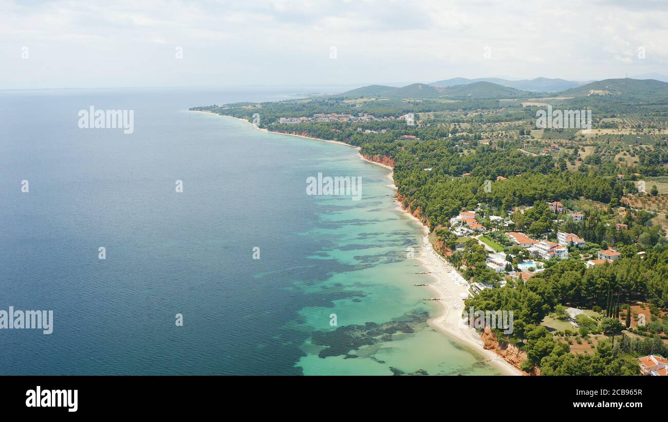Aerial shot island coastline hi-res stock photography and images - Alamy