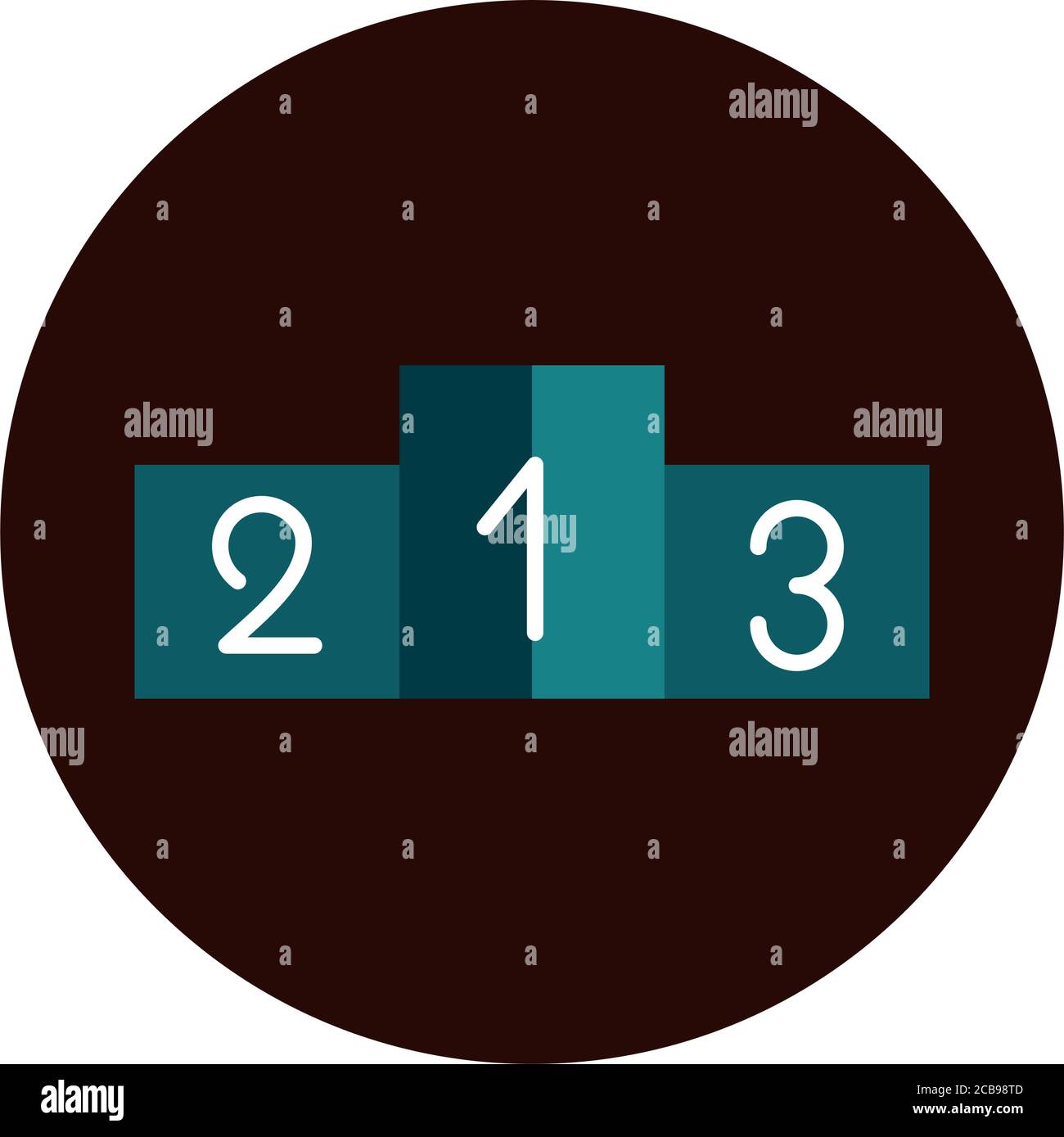 podium sport competition winner block flat icon design vector ...
