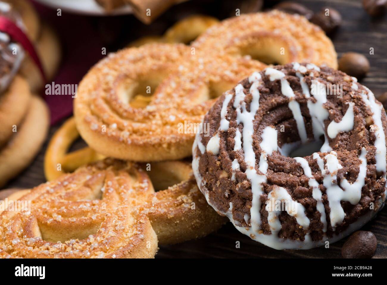 Sweets for coffee break Stock Photo - Alamy