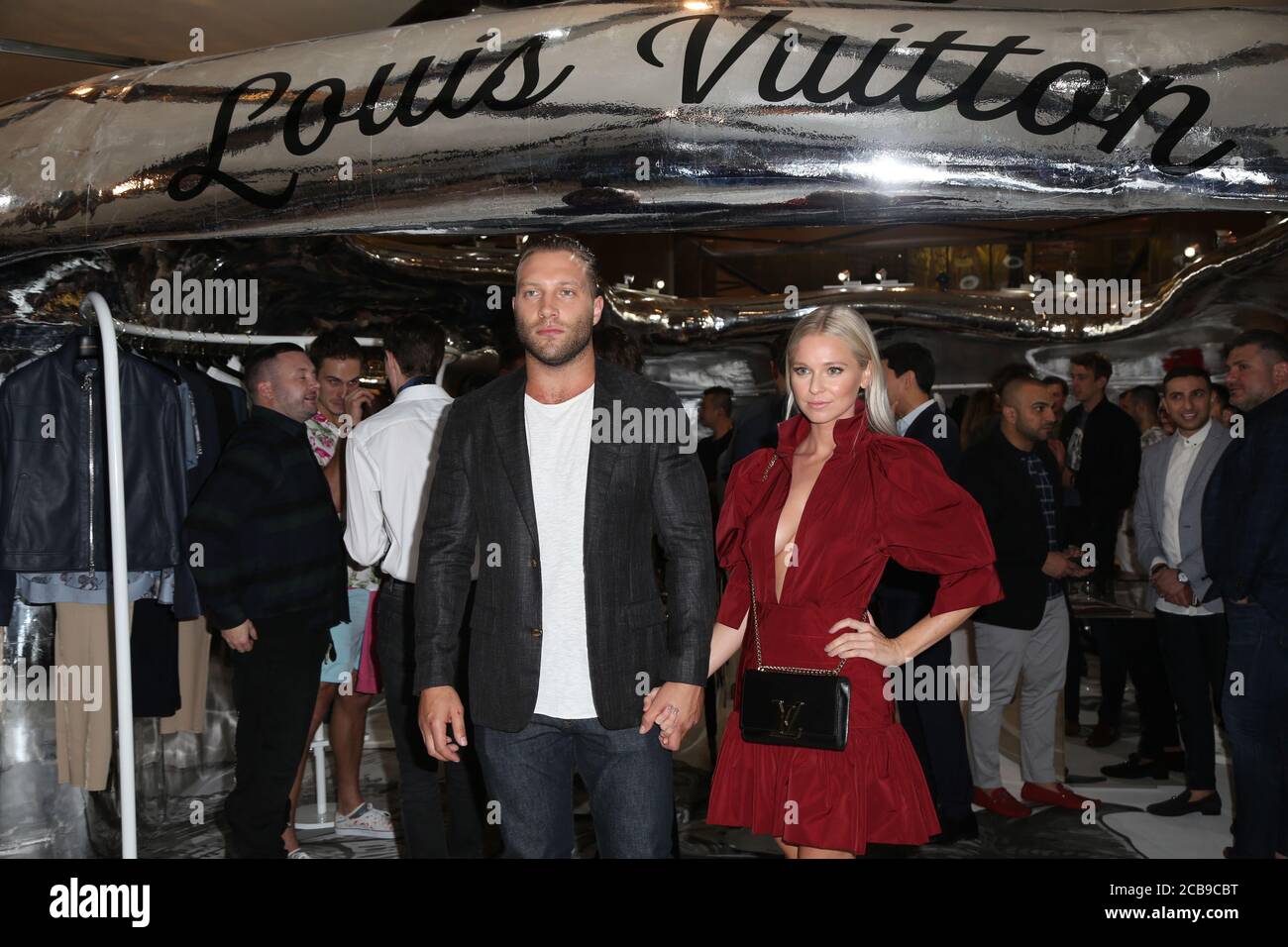 Kim Jones (Louis Vuitton Men's Artistic Director) attends the opening of  the first Louis Vuitton men's pop up store in Westfield Sydney Stock Photo  - Alamy