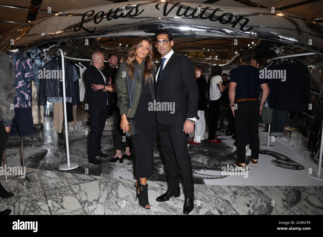 Cheyenne Tozzi (Model) attends the opening of the first Louis Vuitton men's  pop up store in Westfield Sydney Stock Photo - Alamy