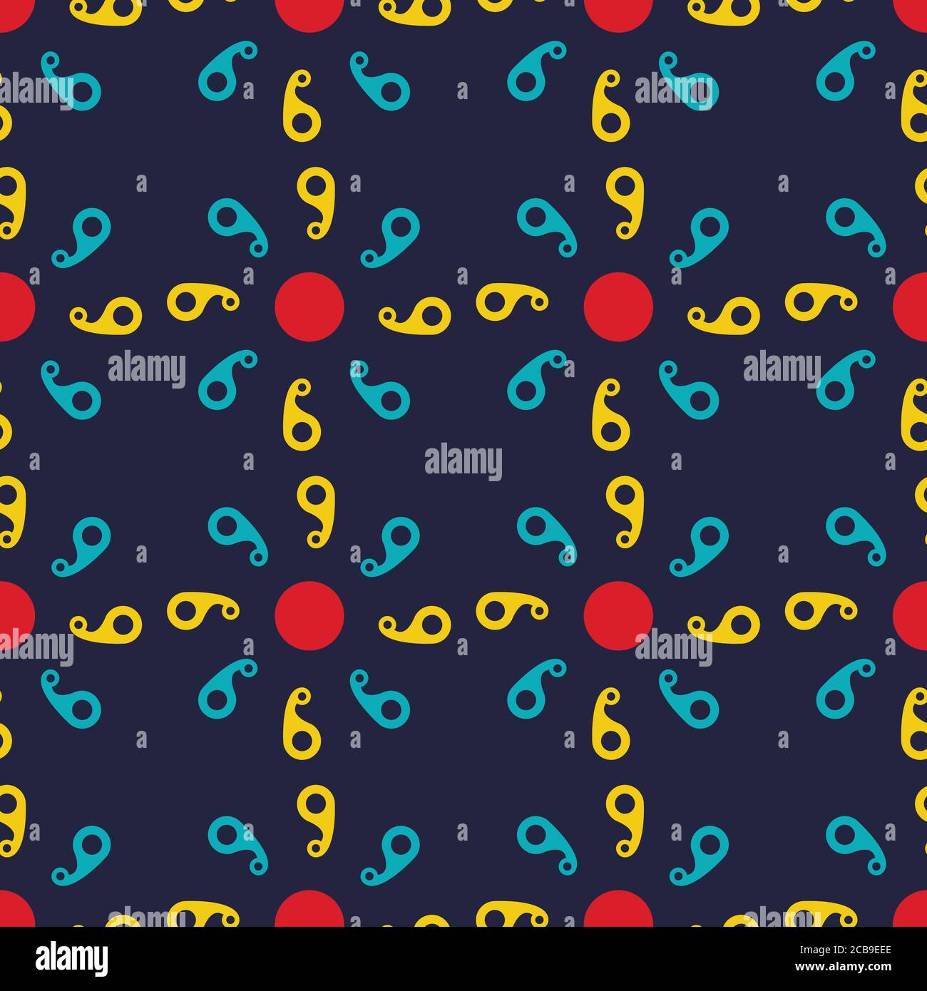 Abstract seamless geometric pattern background Stock Vector