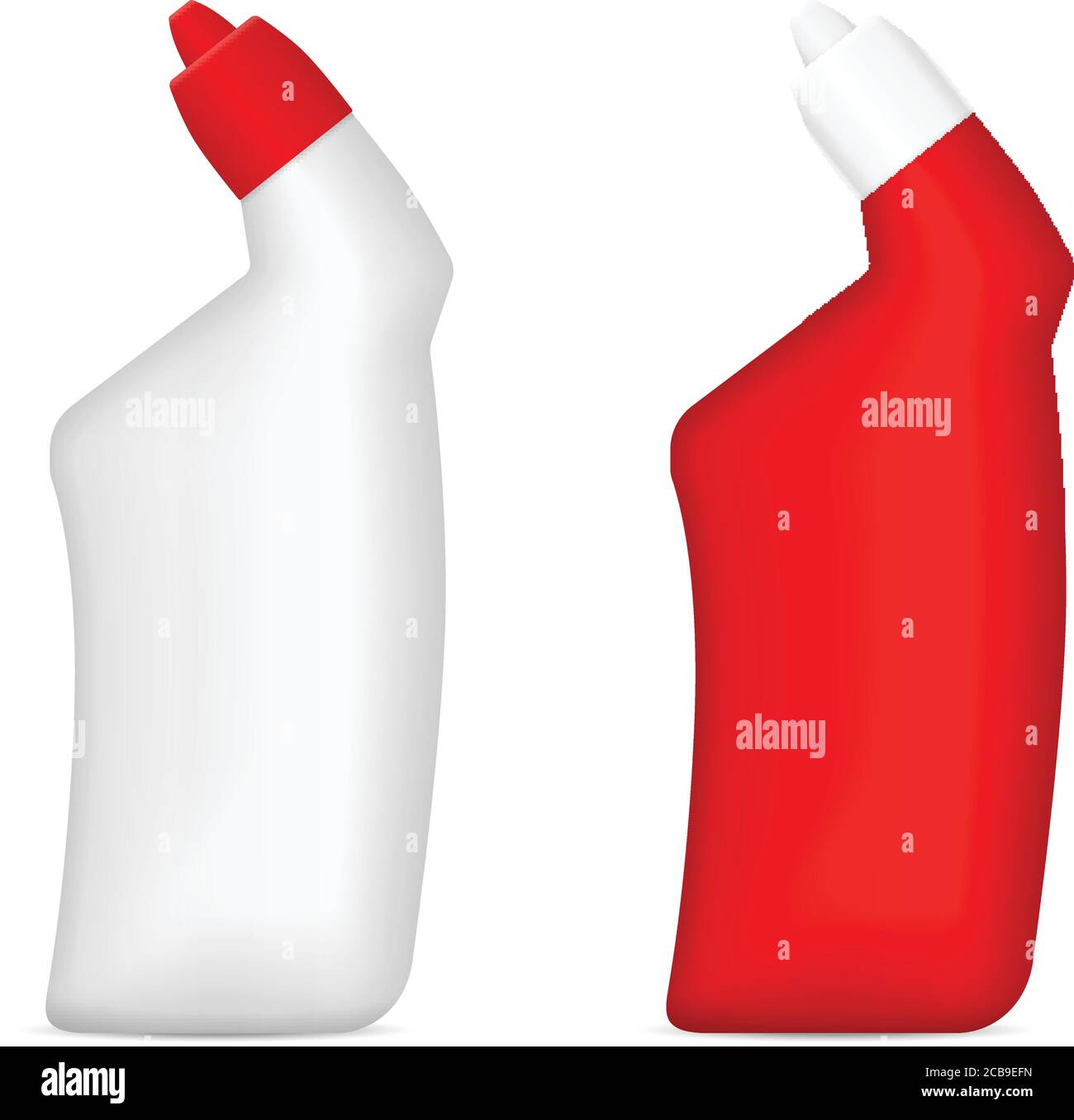 Detergent bottle set on a white background Stock Vector Image & Art - Alamy
