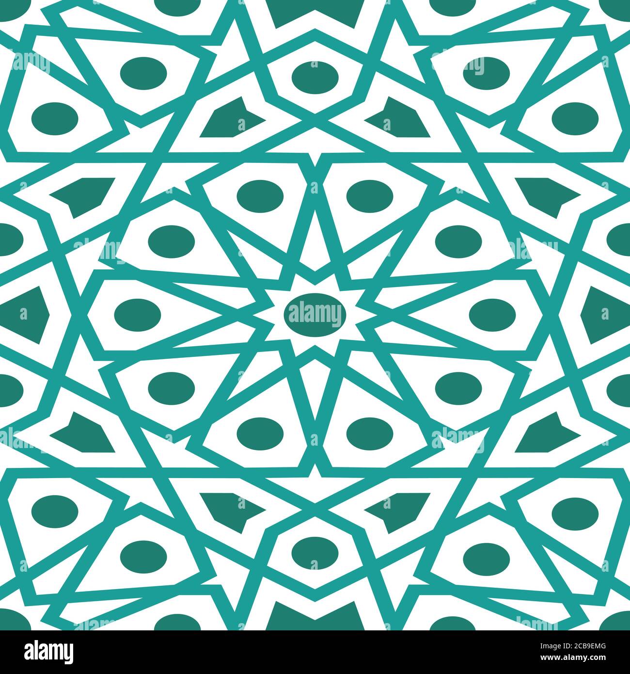 Arabic seamless pattern. Vector background Stock Vector