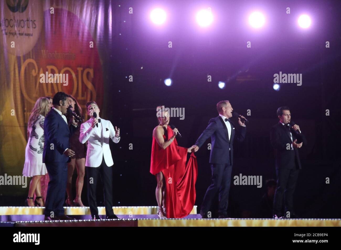 Woolworths Carols in the Domain Stock Photo Alamy