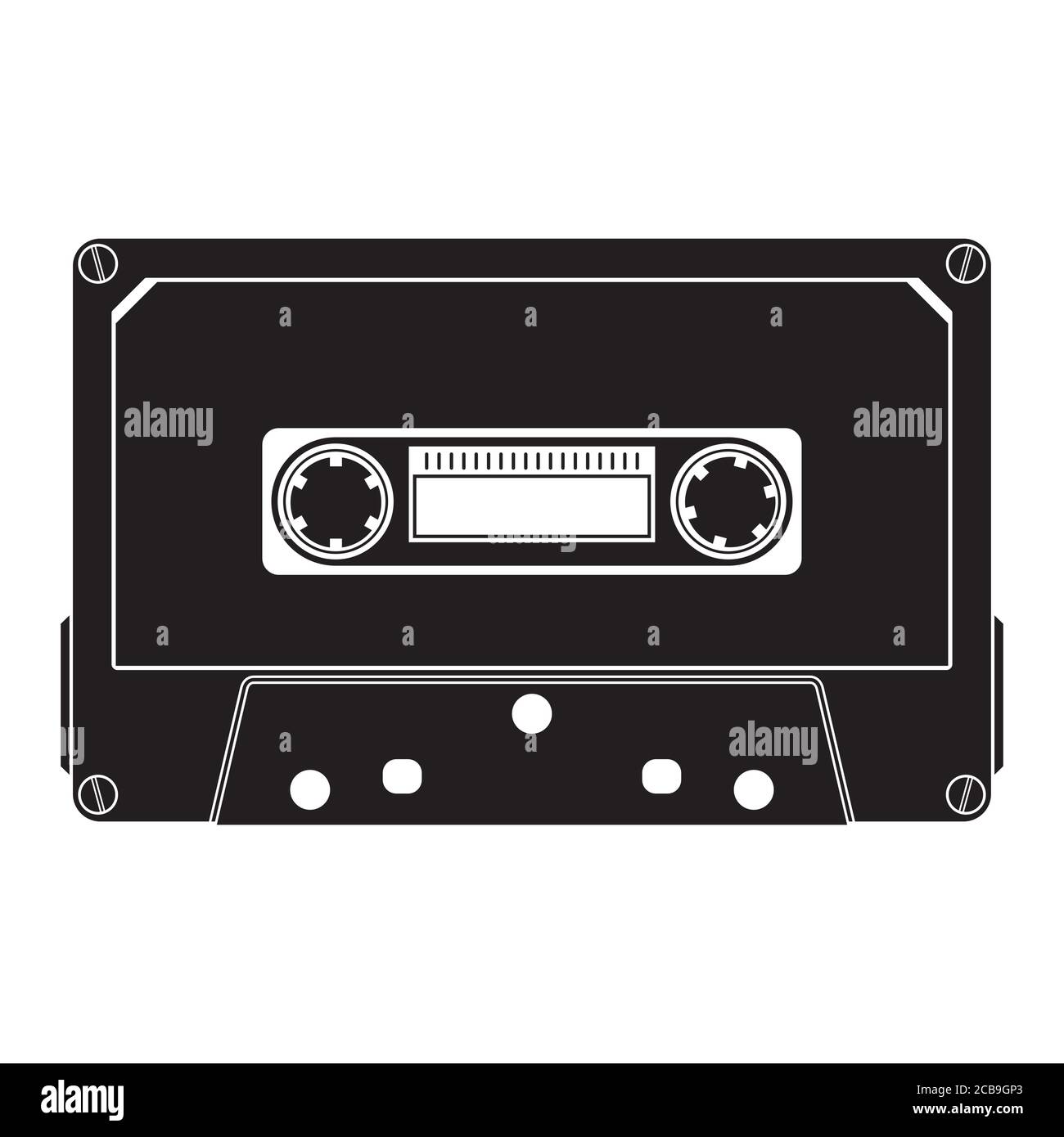 Audio Cassette icon. Retro badge. Vector illustration Stock Vector Image &  Art - Alamy