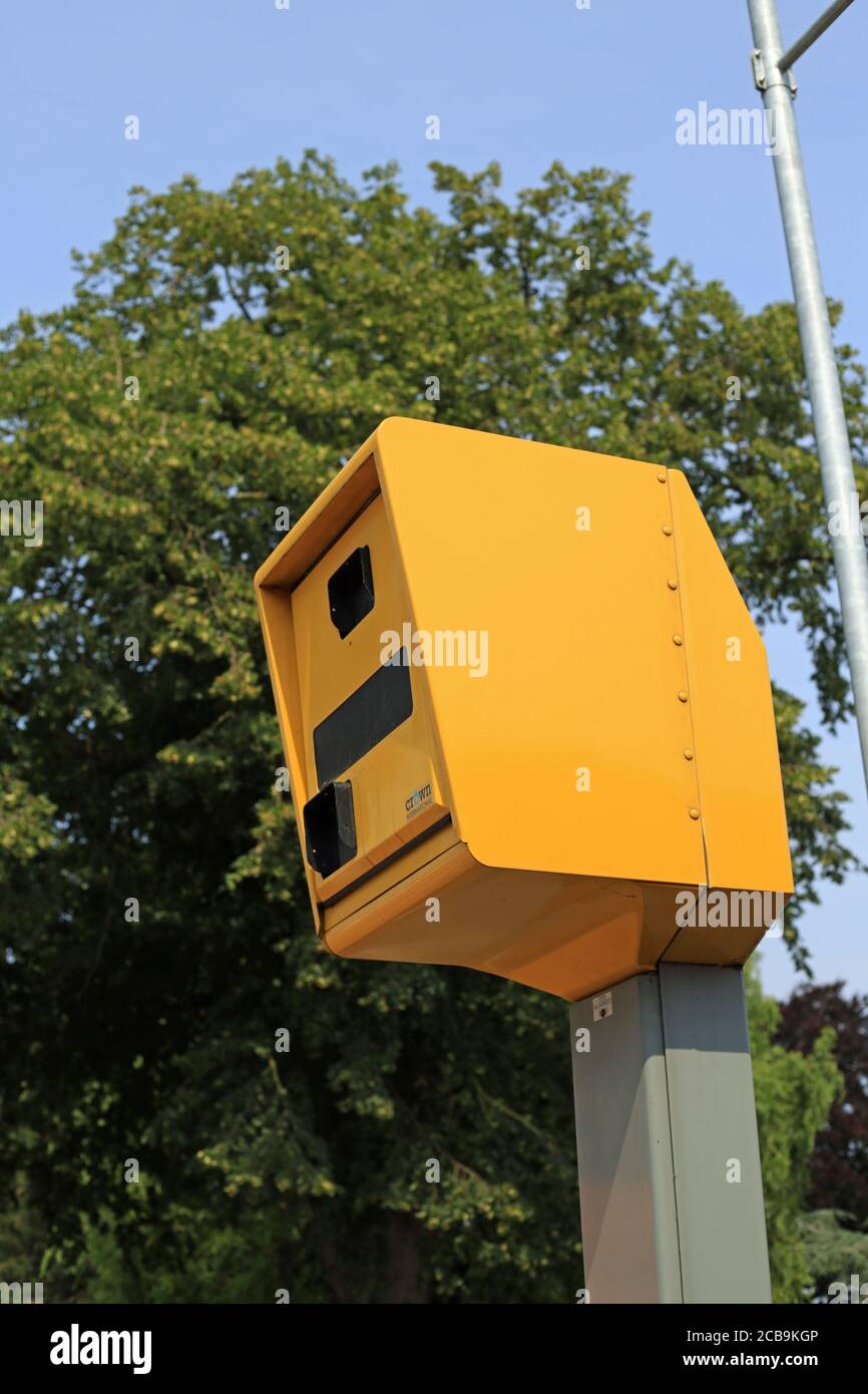A roadside digital Gatso speed camera Stock Photo - Alamy