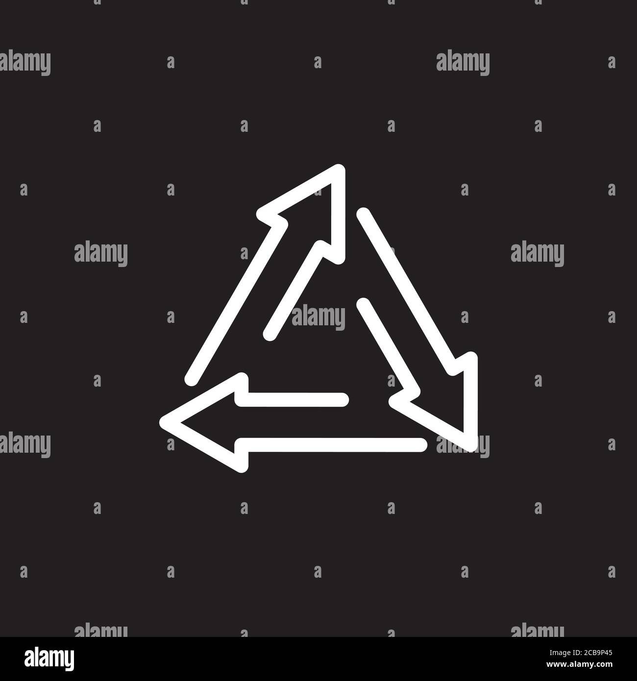 Arrow Icon in trendy flat style isolated on background. Arrow symbol ...