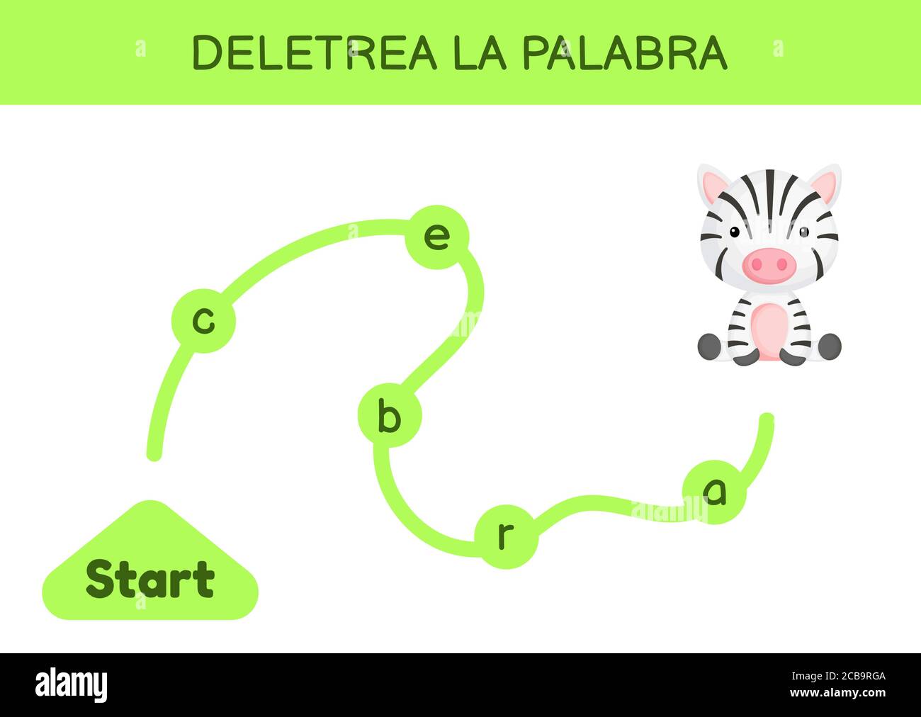 Deletrea la palabra Spell the word. Maze for kids. Spelling word game