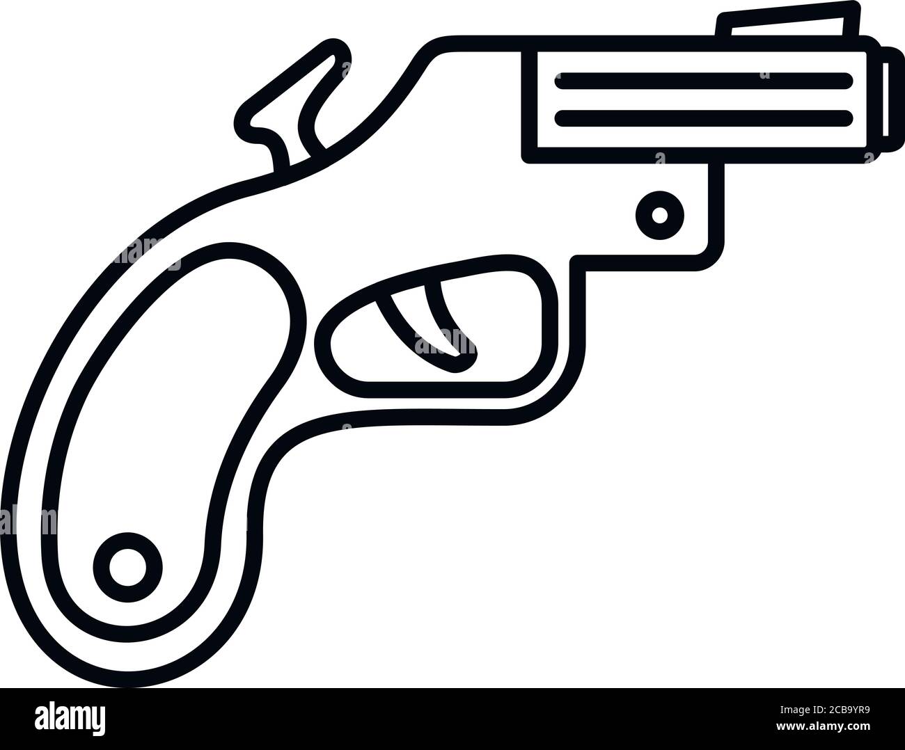 Signal flare gun Black and White Stock Photos & Images - Alamy