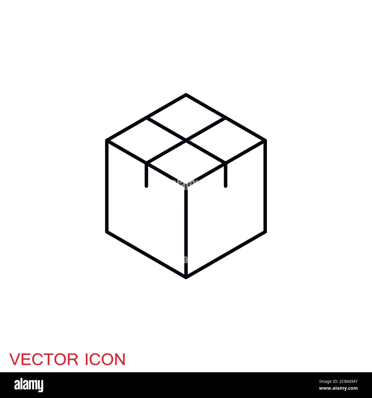 Box icon. Vector Gift Box Icons, Holiday Presents Stock Vector