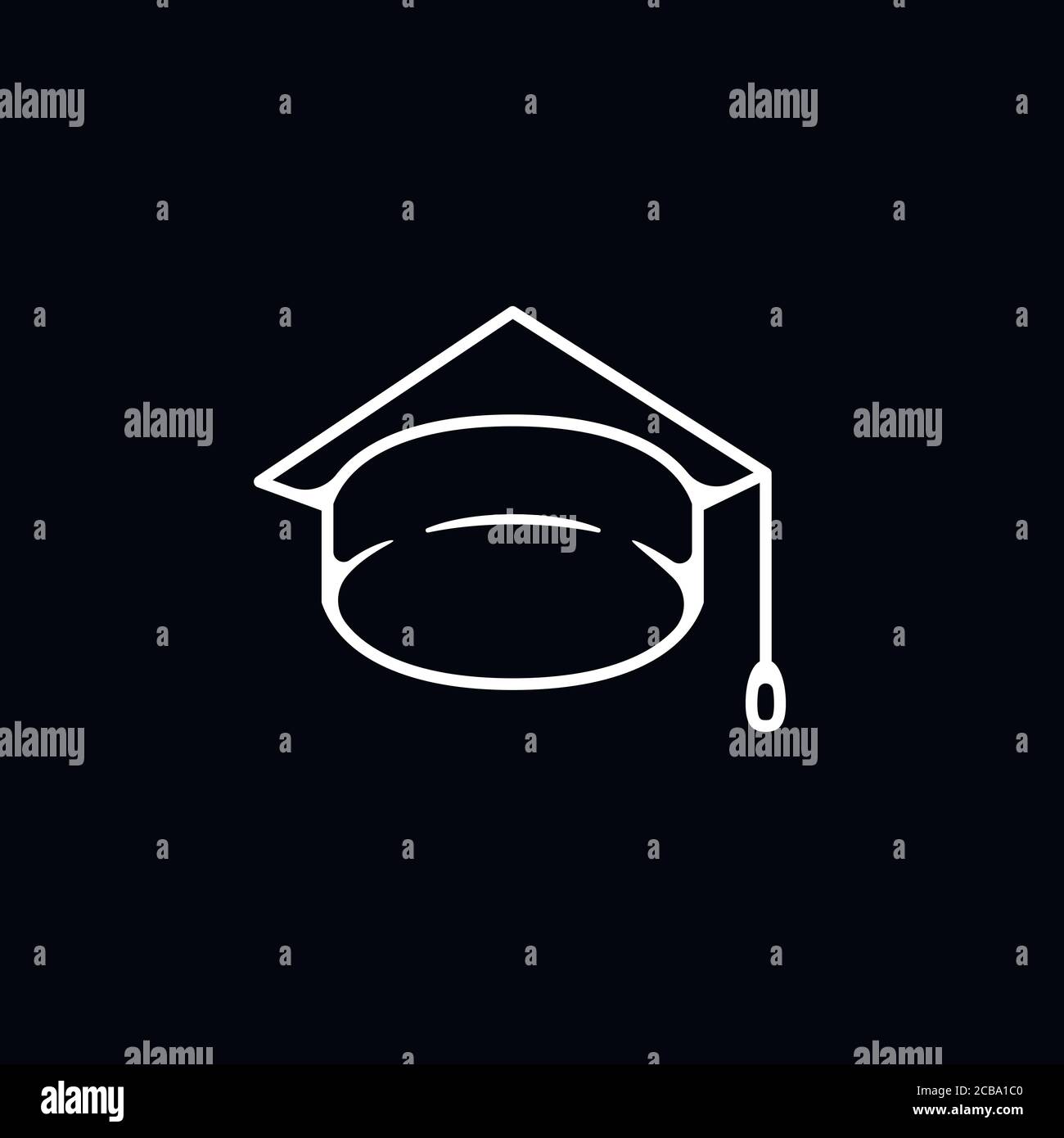 Cap icon in Flat Style. Vector illustration Stock Vector Image & Art ...