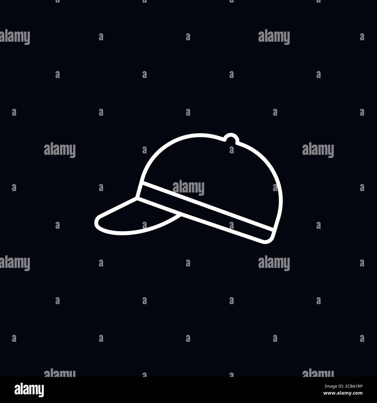 Cap icon in Flat Style. Vector illustration Stock Vector Image & Art ...
