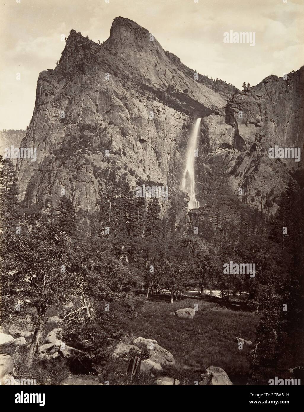 File:Gezicht op de Bridal Veil-waterval in Yosemite Valley Bridal Veil Fall, 860