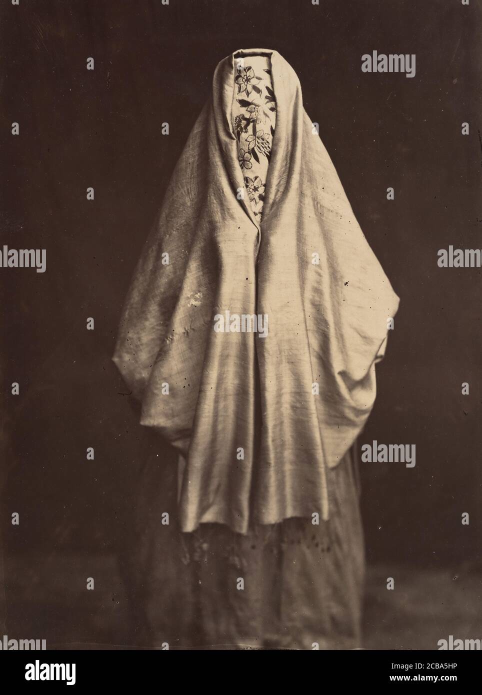 Femme turque en toilette de ville, 1870s. Stock Photo