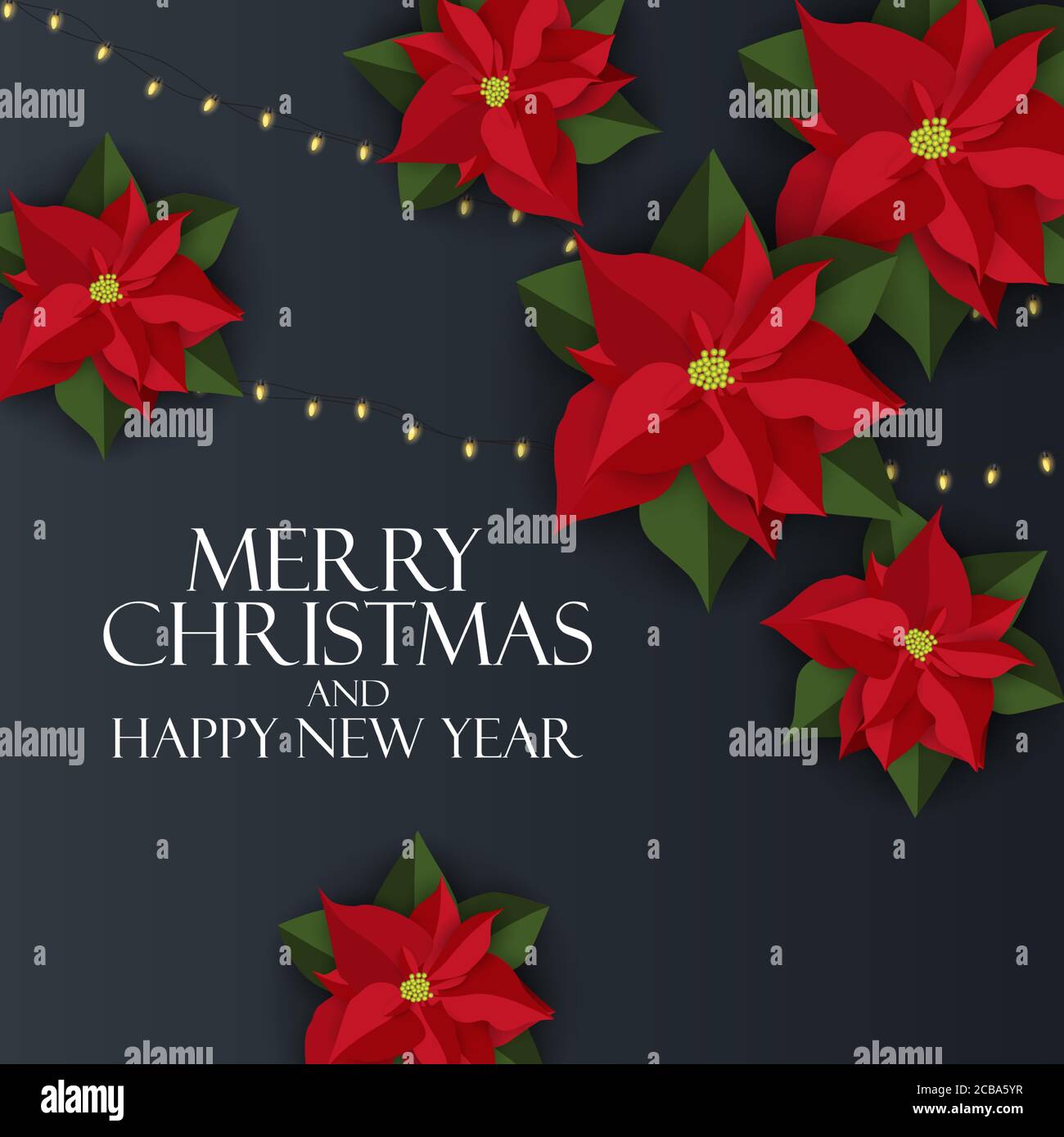 Holiday New Year and Merry Christmas Background. Vector Illustration ...