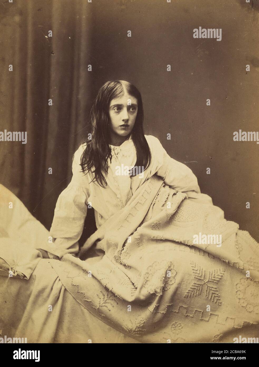 Fear, ca. 1860. Stock Photo
