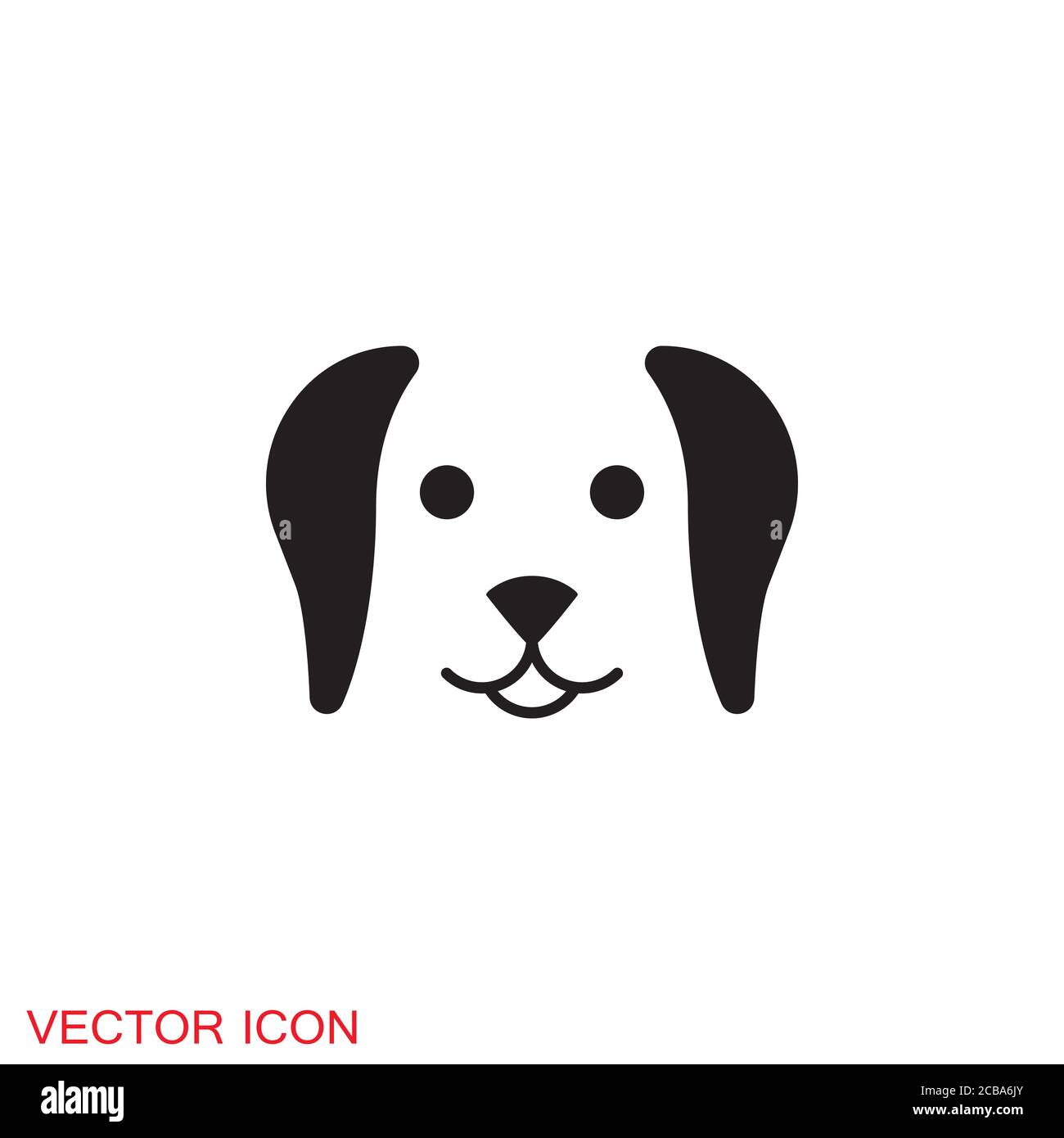 Dog icon. Vector element for your design Stock Vector Image & Art - Alamy