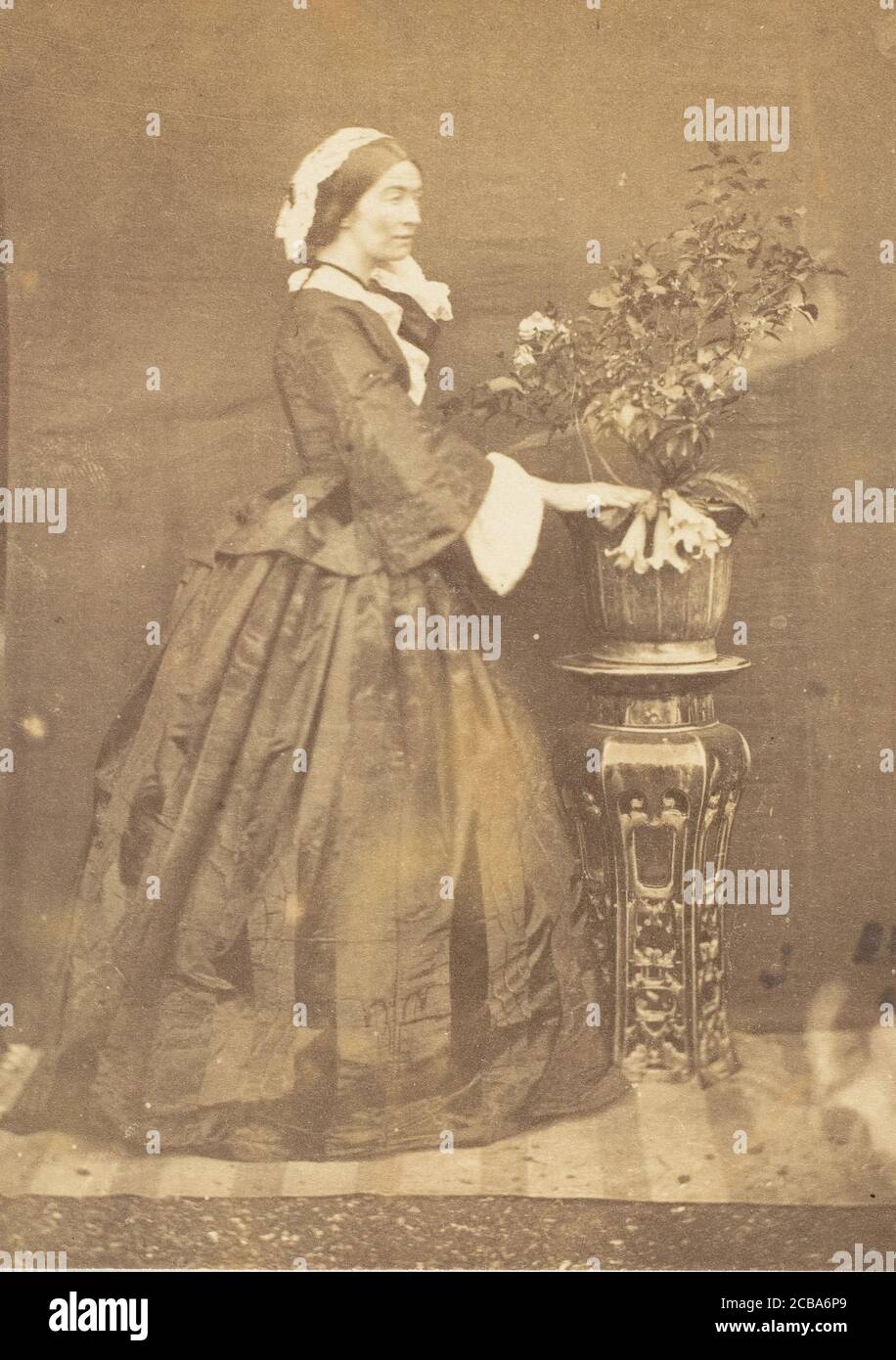 [The Viscountess Canning, Barrackpore], 1858. Stock Photo