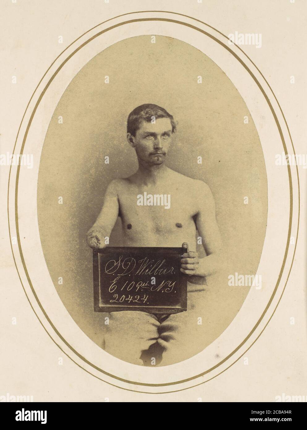 Stephen D. Wilbur, 1865. Stock Photo