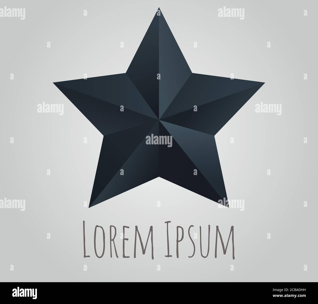 Vector origami paper star for logos, icons, and design elements of your ...