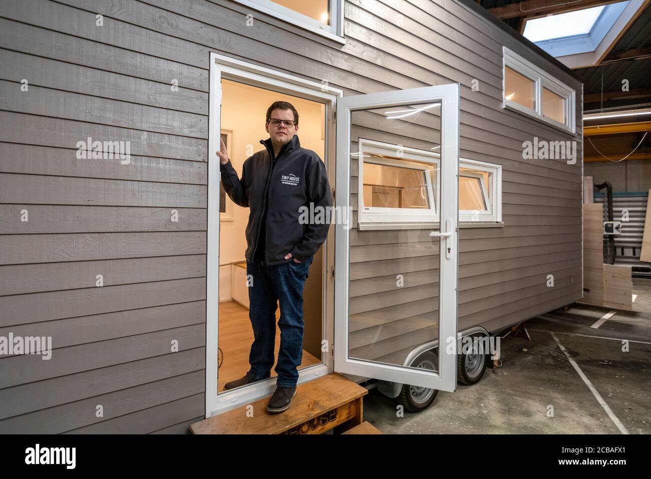 Tiny houses have been built in Stefan Diekmann's carpentry workshop in Hamm-Bockum-Hövel  since 2015, when the boom in mini houses began. Different models are  manufactured by the 40 employees. The Diekmann company