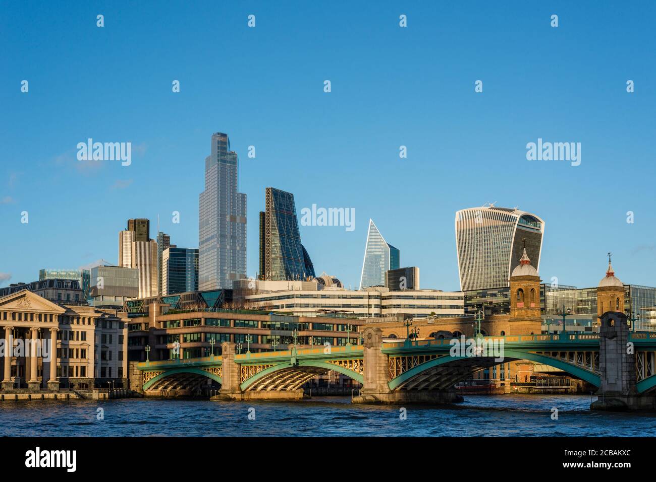 Skyline of London, UK Stock Photo