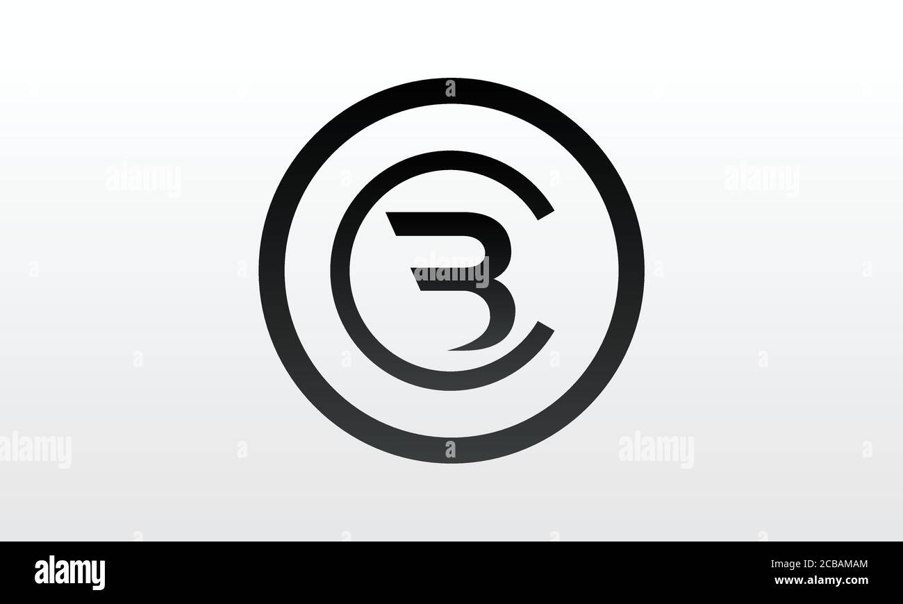 Initial BC Letter Logo With Creative Modern Business Typography Vector ...