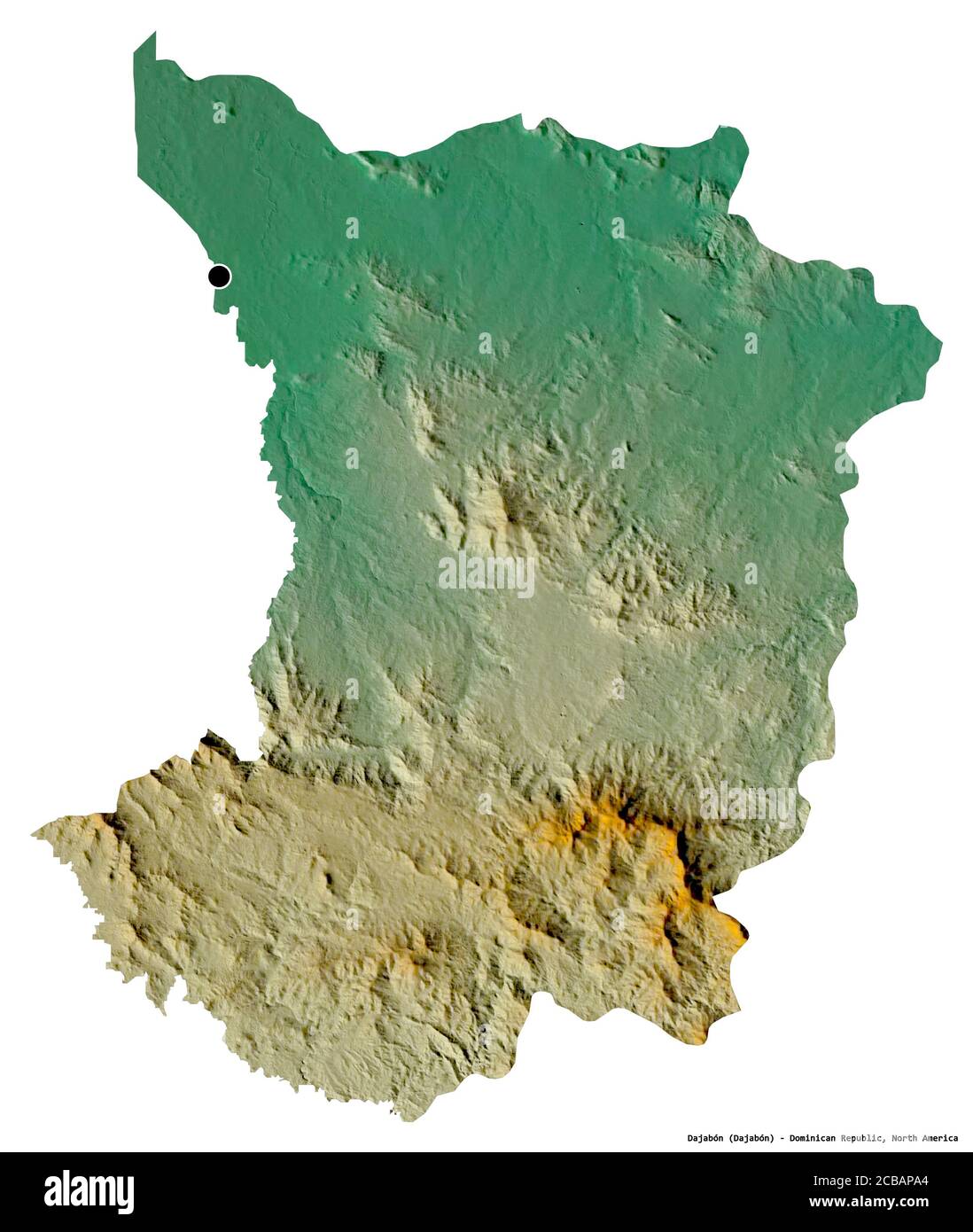 Dajabon Dominican Republic Map Shape Of Dajabón, Province Of Dominican Republic, With Its Capital Isolated  On White Background. Topographic Relief Map. 3D Rendering Stock Photo -  Alamy